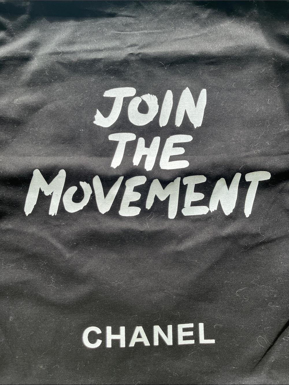 Shoppers tote. Black canvas 17x12